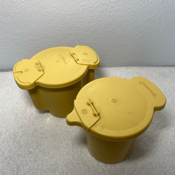 Tupperware Yellow Storage Containers - Picture 1 of 8